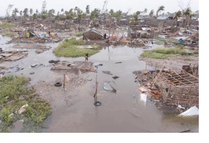 Aftermath of Cyclone Idai in Mozambique in March 2019. Image: Denis Onyodi/IFRC/DRK/Climate Centre.