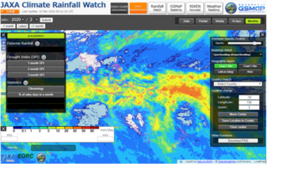 JAXA Climate Rainfall Watch. Image: JAXA.