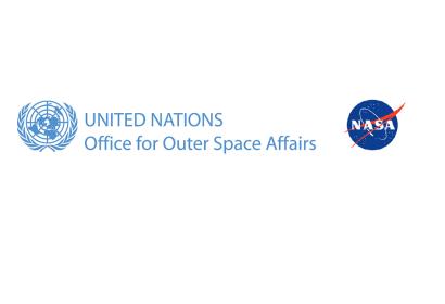 UNOOSA and NASA logos.