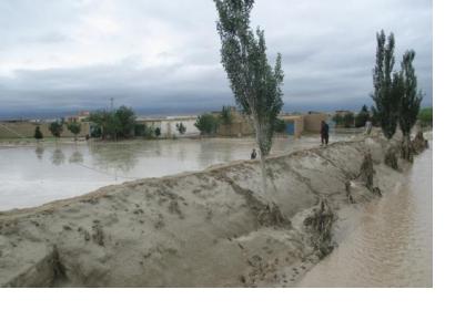 Flash floods in Afghanistan in 2016.
