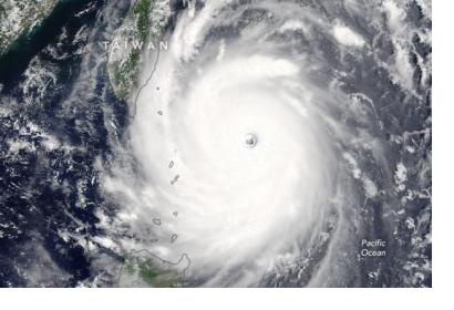 Nepartak Typhoon. Image courtesy of NASA by Jeff Schmaltz, LANCE/EOSDIS Rapid Response. Caption by Pola Lem.