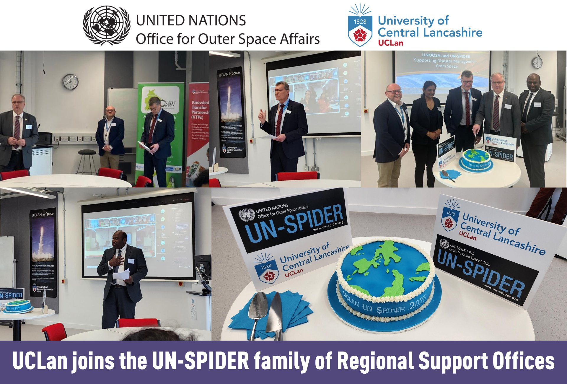 University of Central Lancashire becomes 27th UN-SPIDER Regional Support Office